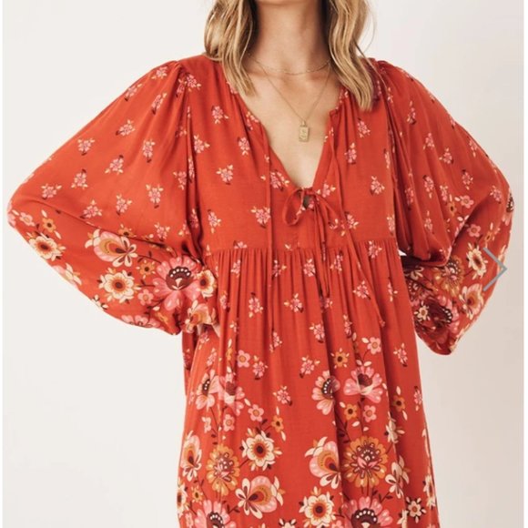 JONI TUNIC DRESS Campfire - Picture 6 of 7